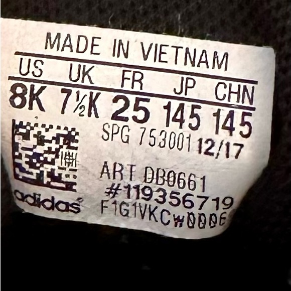 Adidas Neo Daily 2.0 I Core Shoes size 8 toddler-white/black - Picture 6 of 7